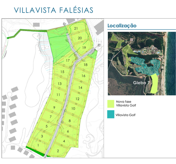 terrenos com vista mar condominio villavista falesias trancoso complexo terravista golf