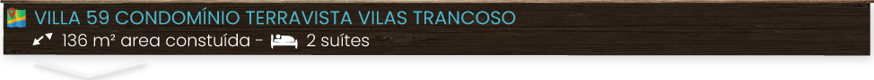 venda casa no condominio terravista vilas em trancoso